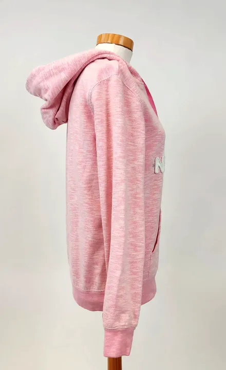 Janina Hoody Damen Pullover mit Kapuze und Aufdruck, Rosafarben Gr.:34 / XS  - Bild 3