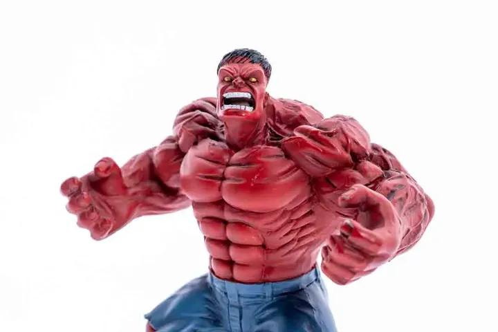 Marvel Comics RED HULK / Roter Hulk Figur - Bild 2