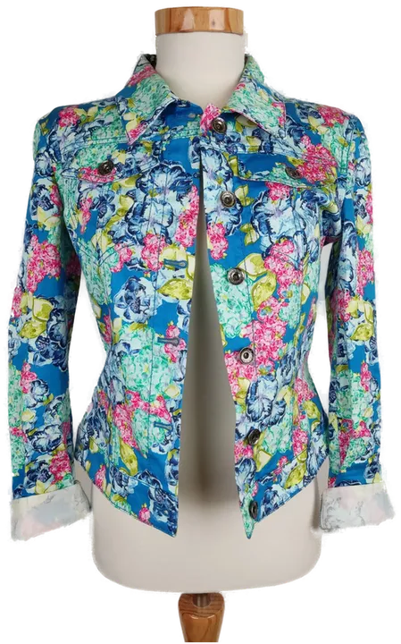 Jones Jeansjacke Blumen – Gr. XS - Bild 2