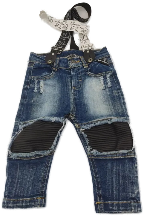 Lilitop Kinder Jeans mit Hosenträger Gr. 80 cm, 9-12 Monate - Bild 1