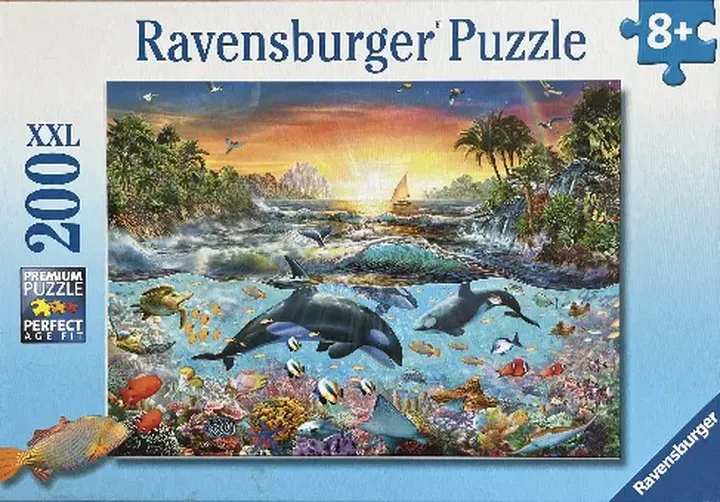 RAVENSBURGER Puzzle XXL 200 Teile (128044)- Kinderpuzzle Orca Paradies ab 8 Jahre - Bild 1