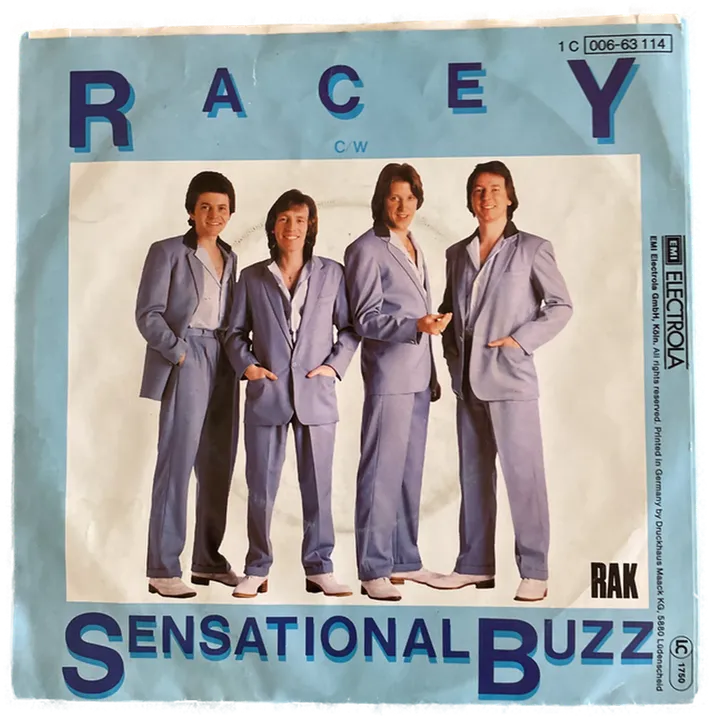 Singles Schallplatte - Racey - Boy oh Boy; Sensational Buzz - Bild 1
