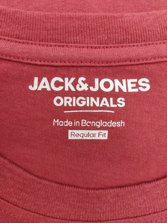 Jack & Jones Herren Shirt rot Gr.M - Bild 4