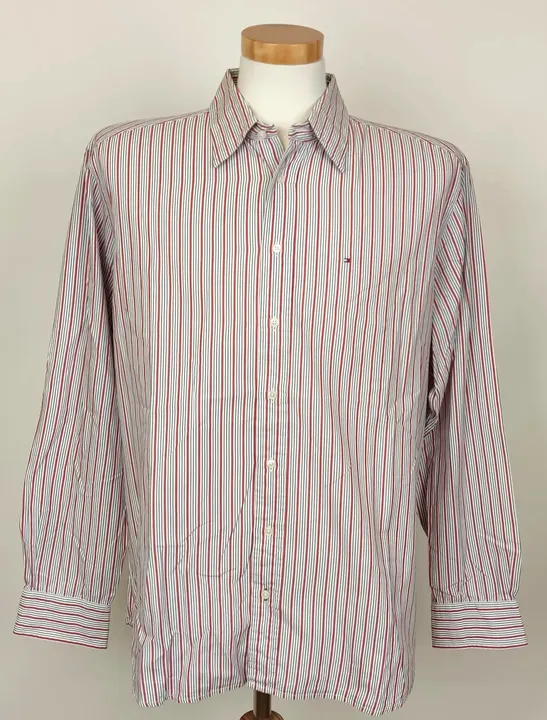 Tommy Hilfiger Herren Hemd gestreift Gr. 42 - Bild 1