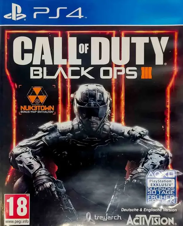 Playstation Sony PS4 Spiel Call of Duty Black OPS III - Bild 4