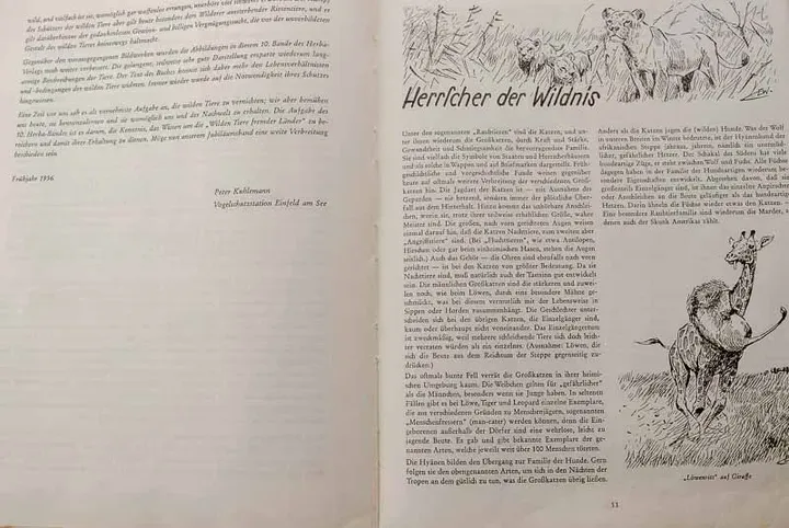 Peter Kühlemann „Wilde Tiere fremder Länder