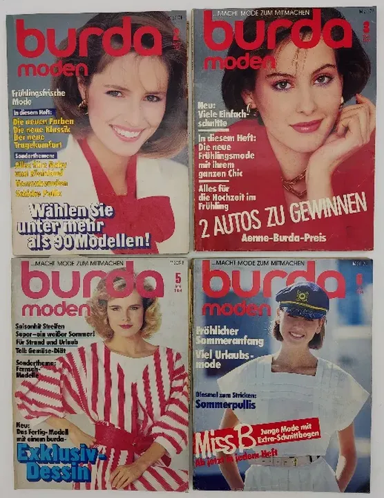 Burda Modezeitschrift 9 Hefte 1984 - Bild 1
