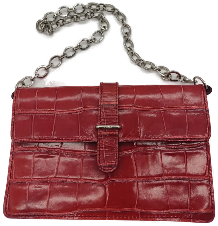 Furla Damen-Lederhandtasche in Rot, Neuwertig - Bild 1