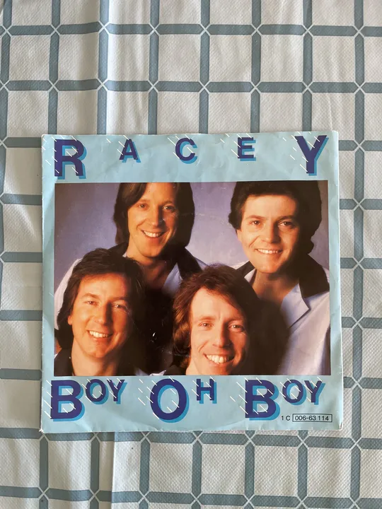 Singles Schallplatte - Racey - Boy oh Boy; Sensational Buzz - Bild 2