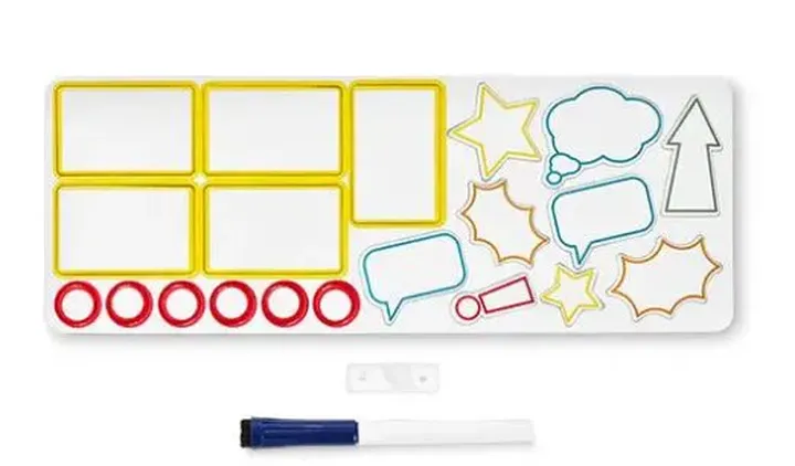 Magnettafel mit Schul und Freizeitplaner inkl. abwaschbarem Stift Tchibo original verpackt 35x30cm - Bild 5