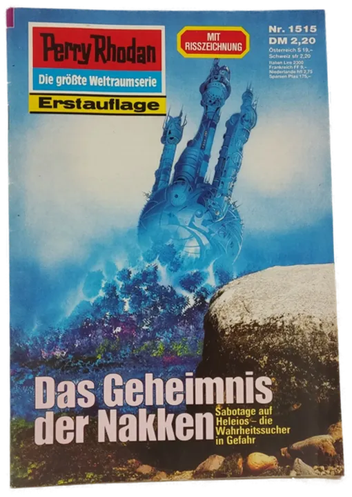 Romanheft Perry Rhodan Das Geheimnis der Nakken Erstauflage Nr. 1515 - Bild 1