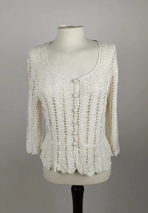 Gehäkelter Cardigan - Handgemacht, S - Bild 1