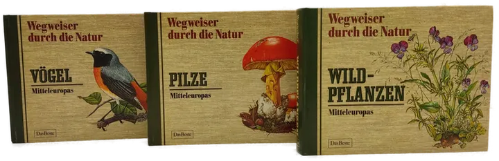 Wegweiser durch die Natur in 3 Bänden: Pilze, Vögel, Wildpflanzen - Bild 2