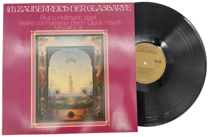 Bruno Hoffmann Spielt Werke Von Rameau*, Bach*, Gluck*, Haydn*, Mozart* – Im Zauberreich Der Glasharfe Vinyl Schallplatte  - Bild 2