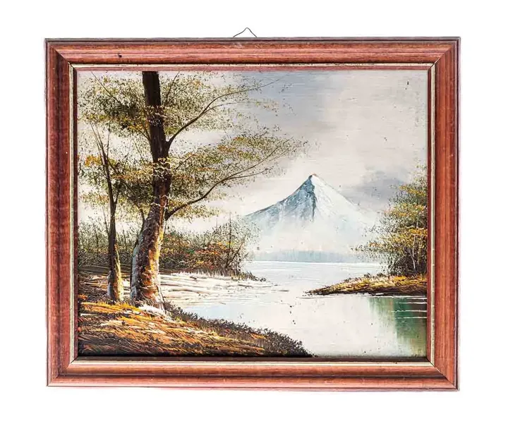 10 + 1 dekorative Landschaftsbilder aus Öl u.a.v. Brauer - Bild 2