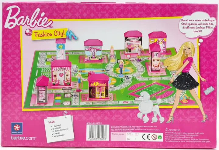 Barbie Fashion City - Gesellschaftsspiel, Winning Moves - Bild 2