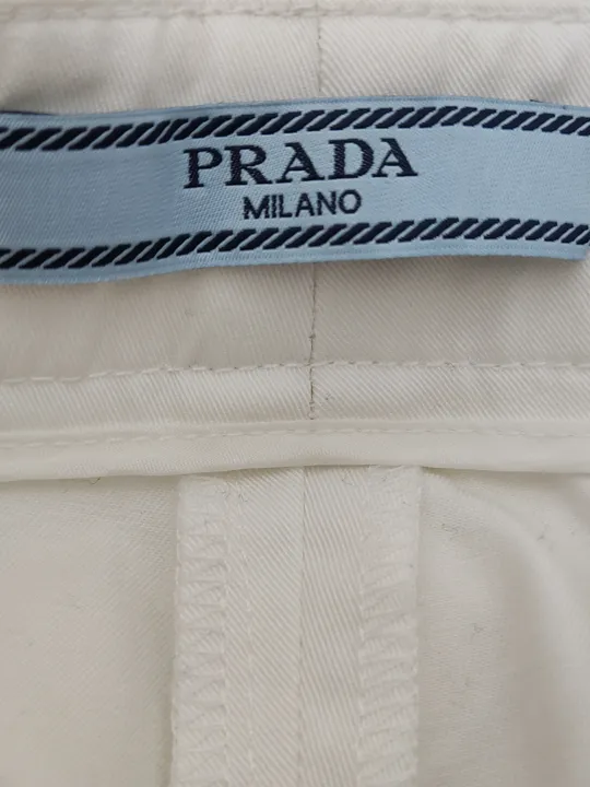 Prada Damen Hose weiß Gr. 38 - Bild 2