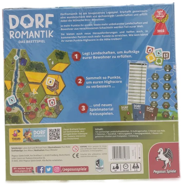 Pegasus Spiele Dorfromantik Spiel des Jahres 2023 - Bild 4