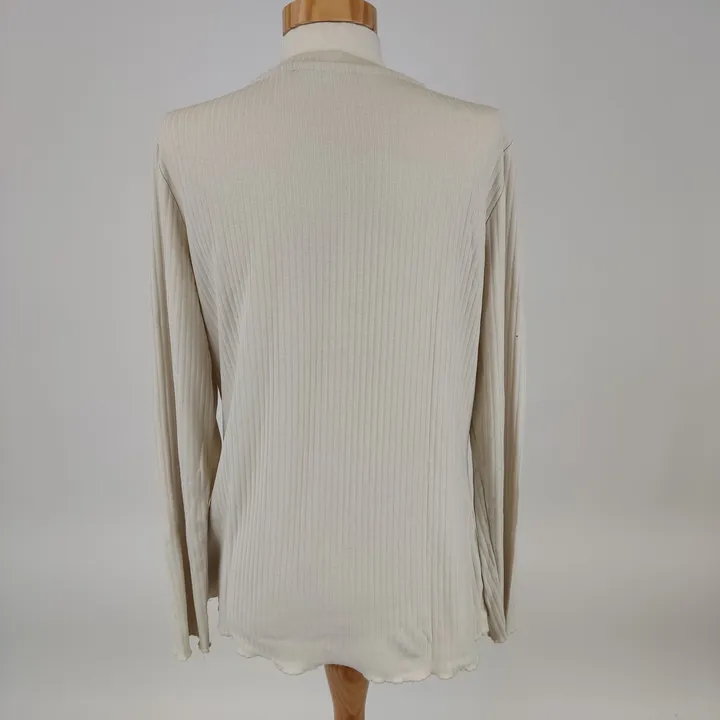 Tom Tailor Damenlangarm Shirt beige - L - Bild 3