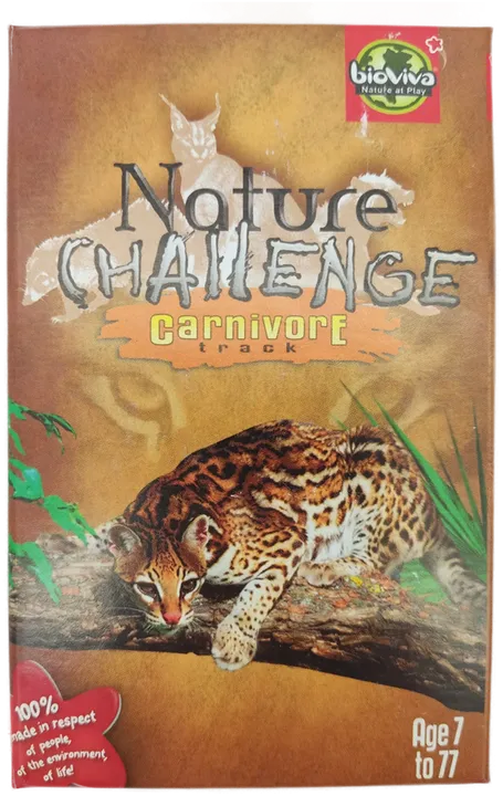 Nature Challenge - Carnivore track - Spielkarten - bioviva  - Bild 1