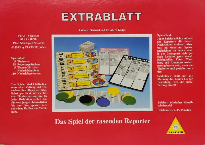 Extrablatt - Vintage Gesellschaftsspiel - Ravensburger  - Bild 2