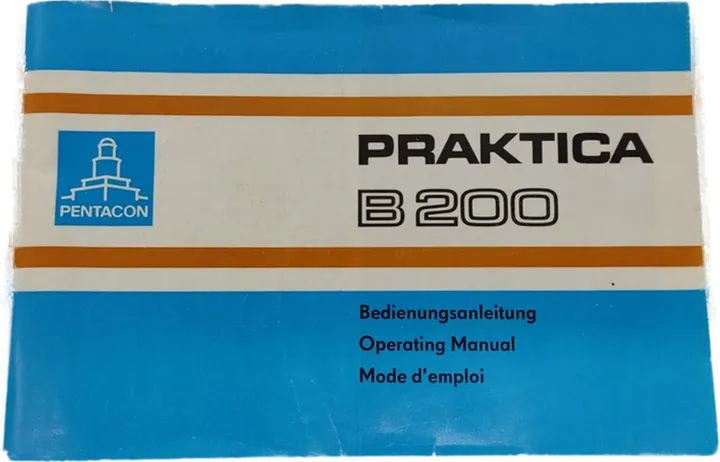 Praktica Spiegelreflex-Kamera B 200 electronic mit Objektiv Pentacon Praktica 1:1,8  50mm  - Bild 5