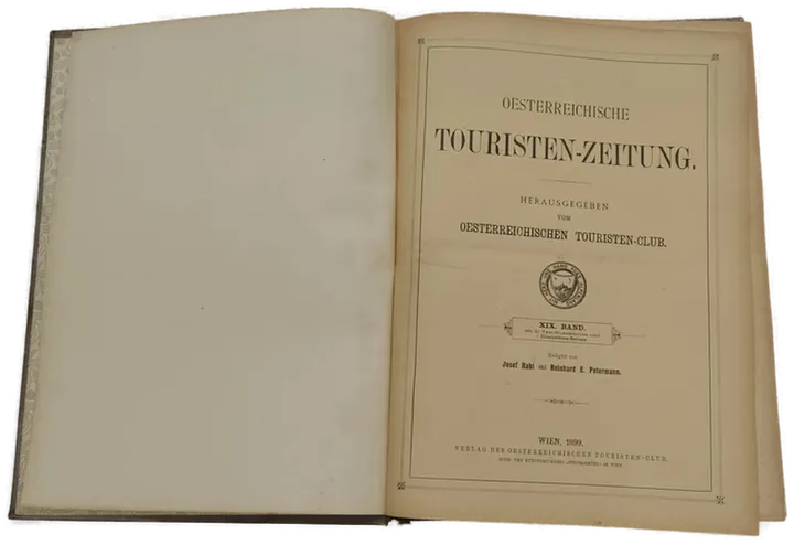 Buch Österreichische Touristen Zeitung Band 1899 XIX  und 1901 XXI - Bild 2