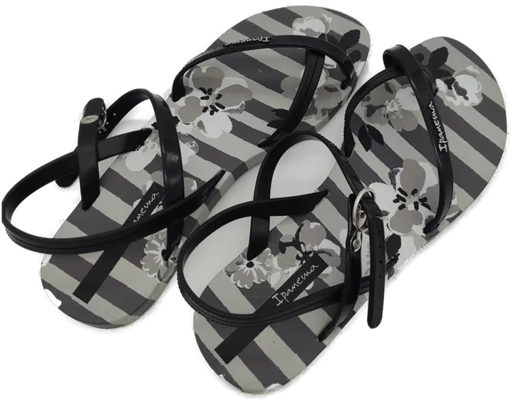 Ipanema Damen Sandalen, schwarz/grau gemustert, Größe 38 - Bild 4