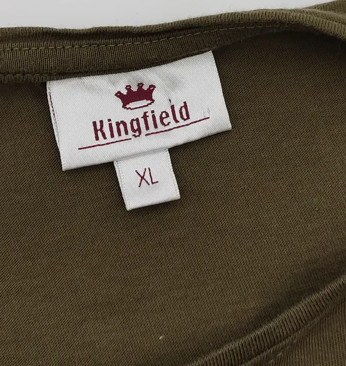 Kingfield Basic Shirt khaki - XL  - Bild 3