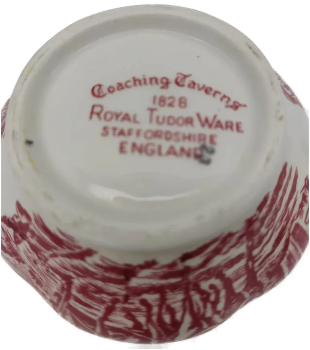 Royal Tudor Milchkännchen rot England - Bild 4