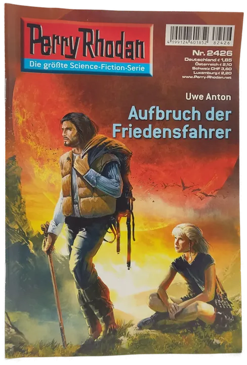 Romanheft Perry Rhodan Aufbruch der Friedensfahrer Erstauflage Nr. 2426 - Bild 1