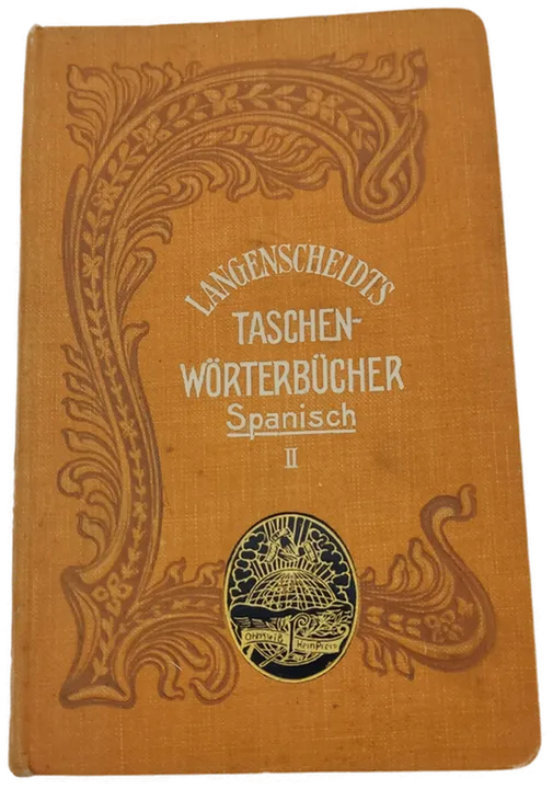 Langenscheidt Taschenwörterbuch Spanisch-Deutsch, Teil II (1903) – Sehr gut erhaltenes Sammlerstück - Bild 1