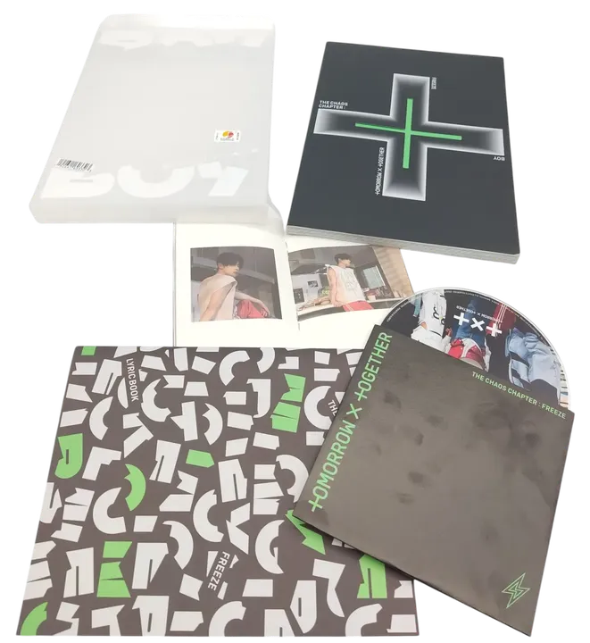 K-Pop - Tomorrow X Together - TXT- Album The Chaos Chapter:  Freeze - BOY - Fotobuch - Audio CD - Lyric Book und Minibooklet - Bild 2