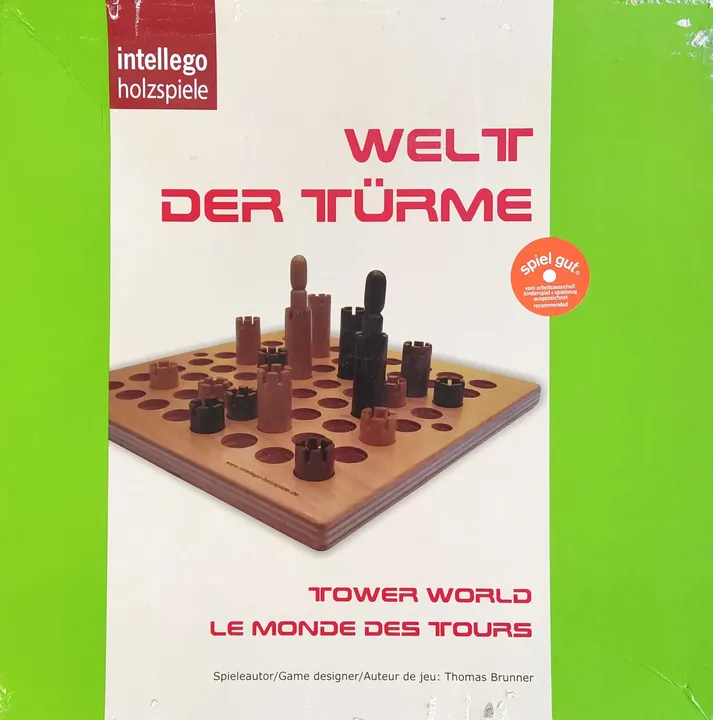 Welt der Türme - Gesellschaftsspiel, intellego holzspiele  - Bild 1