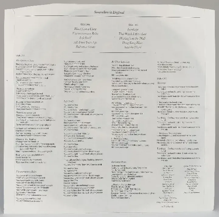 Vinyl LP - George Harrison - Somewhere in England  - Bild 3