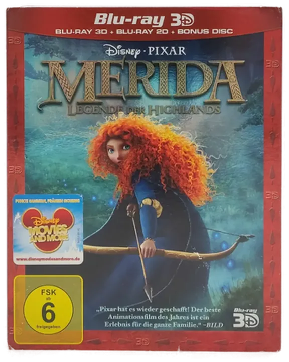 Blu-ray 3D „Merida – Legende der Highlands“ (Disney / Pixar) - Bild 1