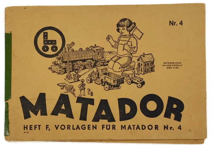 MATADOR Korbulys Vintage Baukasten aus Holz 