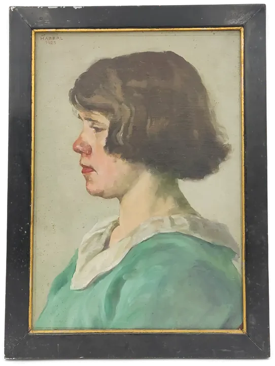 Portrait von junger Frau Haberl 1925 - Bild 1