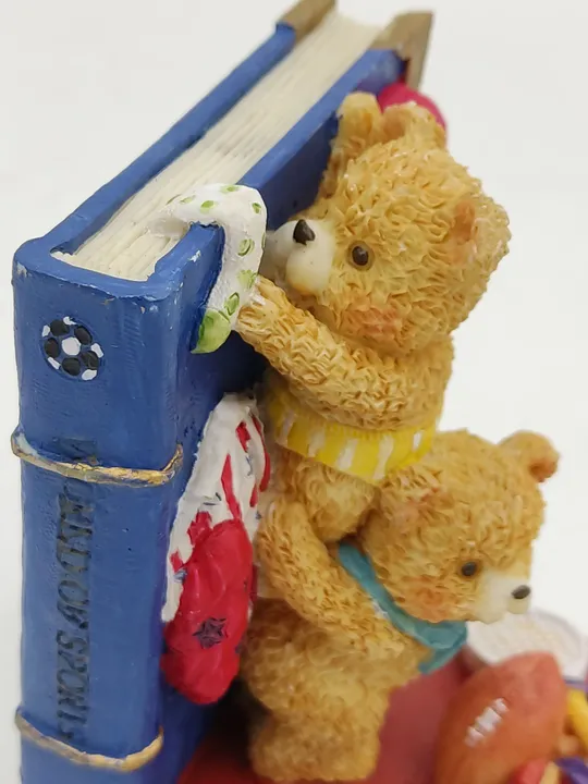 Vintage Büchstützen mit Teddybären  - Bild 7