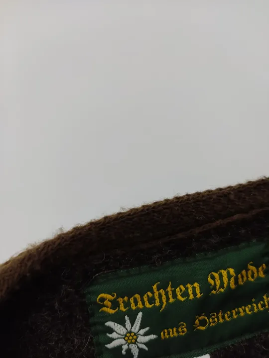 Trachtenmode aus Österreich Trachtenjacke Damen braun/dunkelbraun - L 42/44 - Bild 4