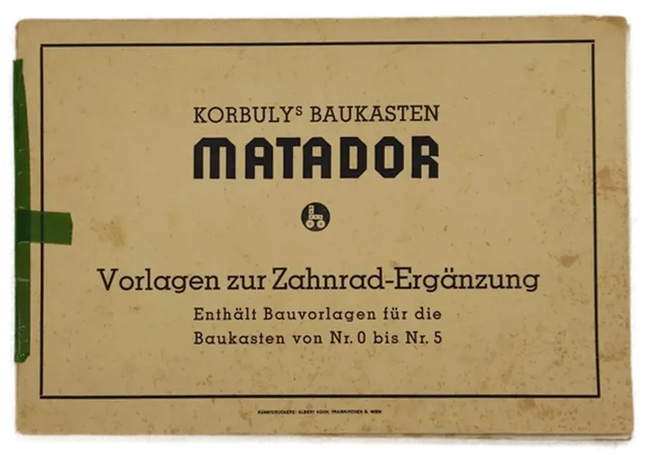 MATADOR Korbulys Vintage Baukasten aus Holz 