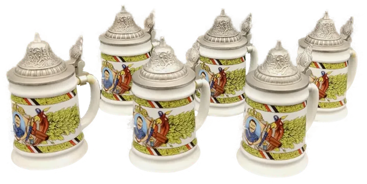 Mini-Bierkrüge 6 Stk. - Bild 1