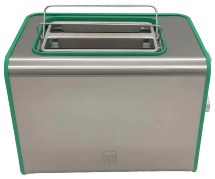 Simpex Colors Design-Toaster (2-Scheiben, grün/silber) - Bild 6
