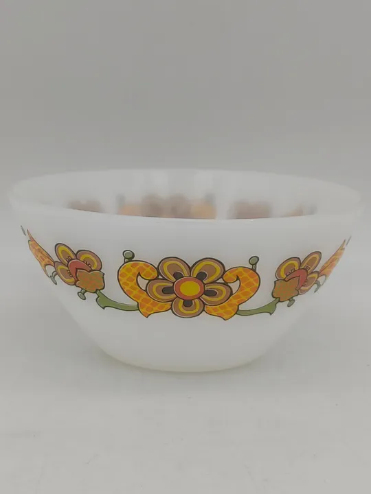 Vintage Salatschüssel mit Blumenmuster - Bild 1