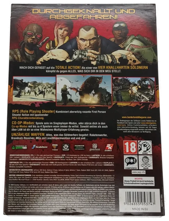 PC Game DVD-ROM Borderlands  - Bild 3