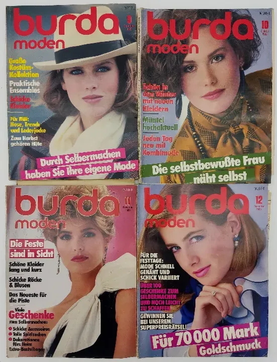 Burda Modezeitschrift 12 Hefte 1983 - Bild 3