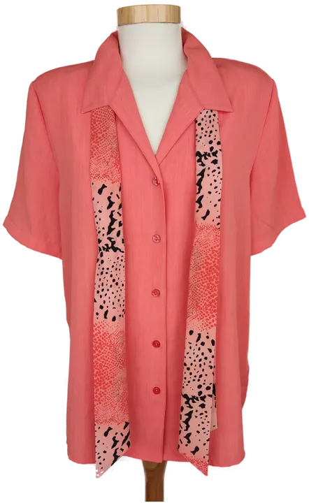 BIAGGINI Damen Kurzarmshirt mit Schulterpolsterung lachs - M/38 - Bild 2