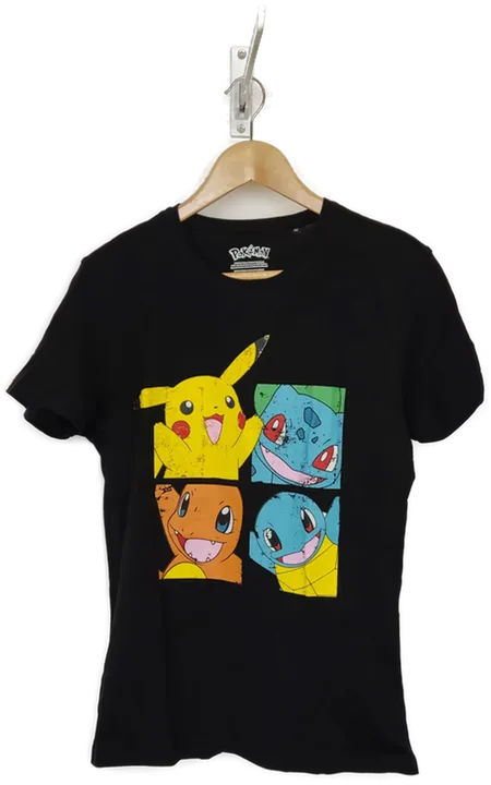 Pokémon Herren T-Shirt schwarz Gr. M - Bild 1