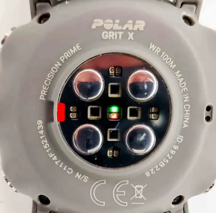 Polar Grit X Smartwatch Outdoor Multisport GPS Größe: M-L  grün/silber - Bild 4