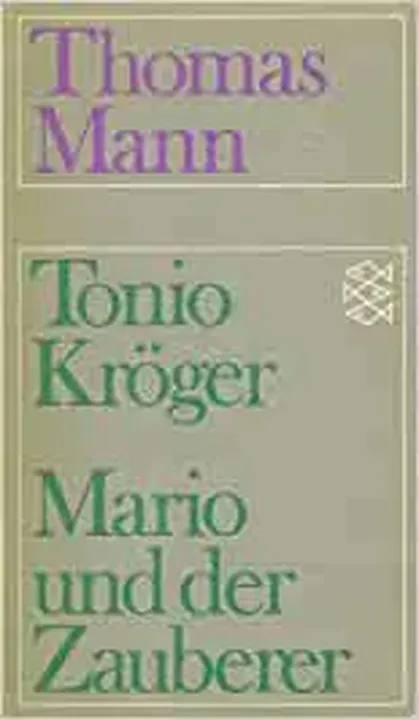 Tonio Kröger - Thomas Mann - Bild 1